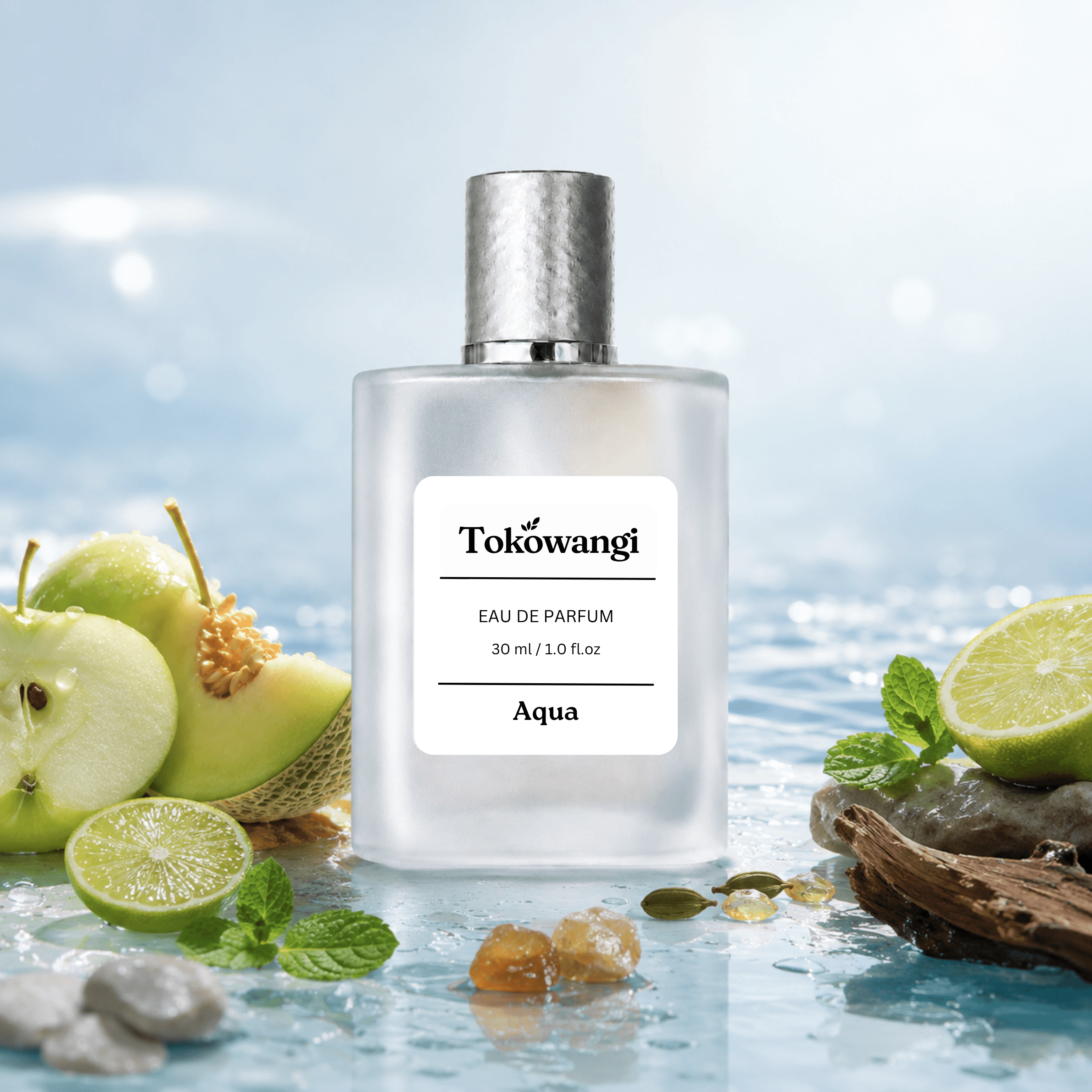 Botol parfum Aqua